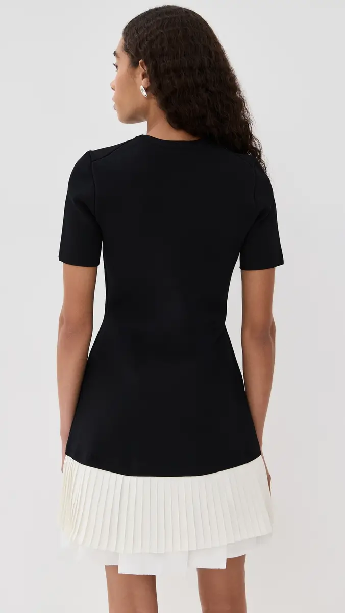 SIMKHAI Lorin Mini Dress Black multi | Thumbnail 3