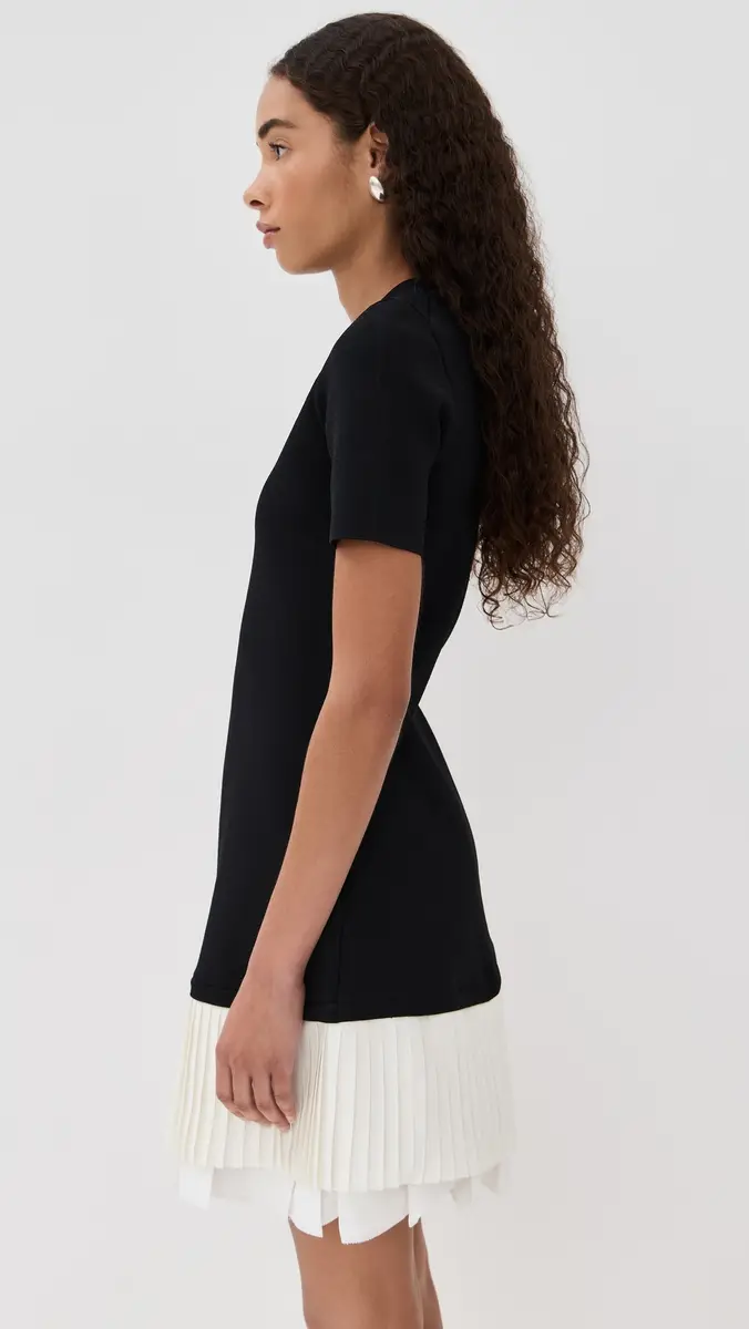 SIMKHAI Lorin Mini Dress Black multi | Thumbnail 4