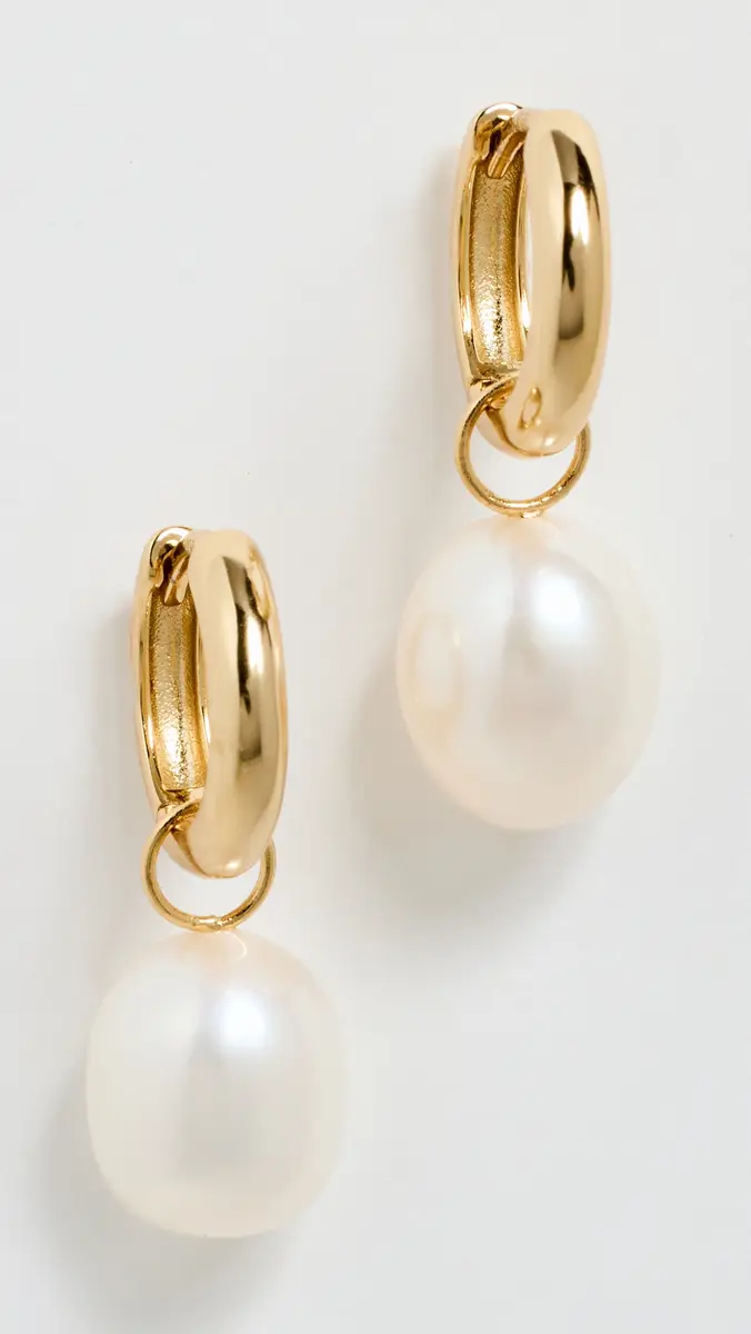 Shashi 14k Jasmin Huggies | Thumbnail 2