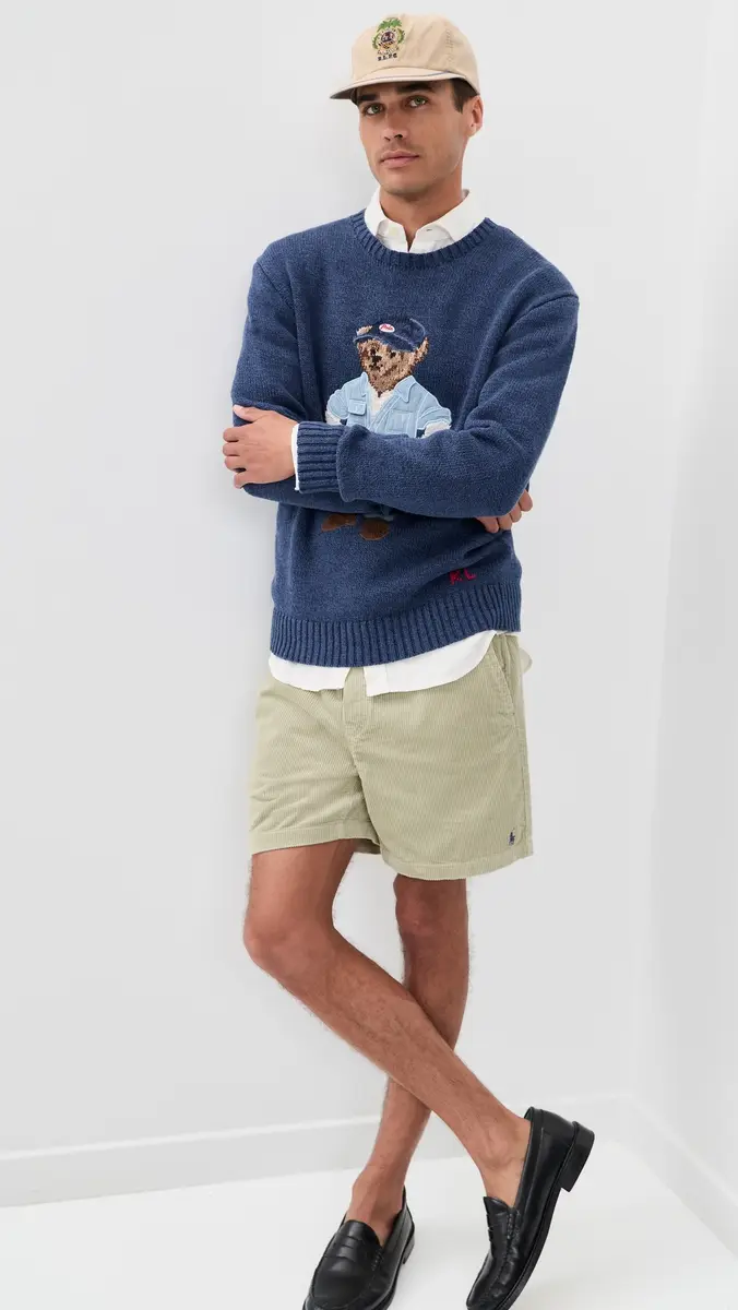 Polo Ralph Lauren Corduroy Shorts 5 Khaki Stone | Thumbnail 5 Polo Ralph Lauren Corduroy Shorts 5 Khaki Stone | Thumbnail 5
