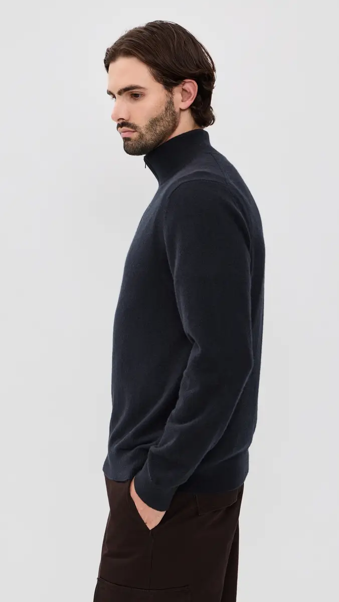 Vince Cashmere Quarter Zip Sweater | Thumbnail 4 Vince Cashmere Quarter Zip Sweater | Thumbnail 4