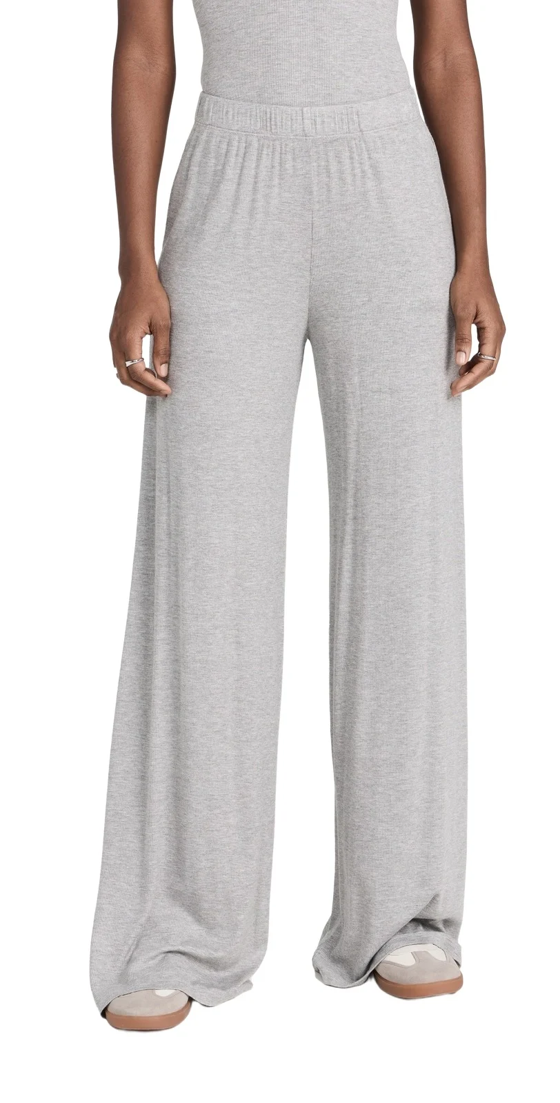 Sprwmn Rib Wide Leg Pants