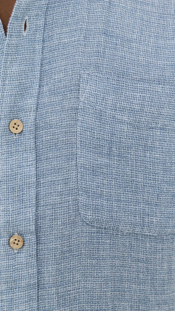 Faherty Palma Basket Weave Linen Shirt | Thumbnail 6 Faherty Palma Basket Weave Linen Shirt | Thumbnail 6