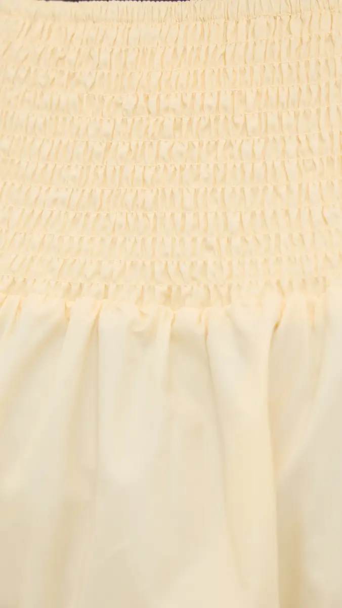 Susana Monaco Poplin Dropped Waist Skirt Whip Cream | Thumbnail 6 Susana Monaco Poplin Dropped Waist Skirt Whip Cream | Thumbnail 6