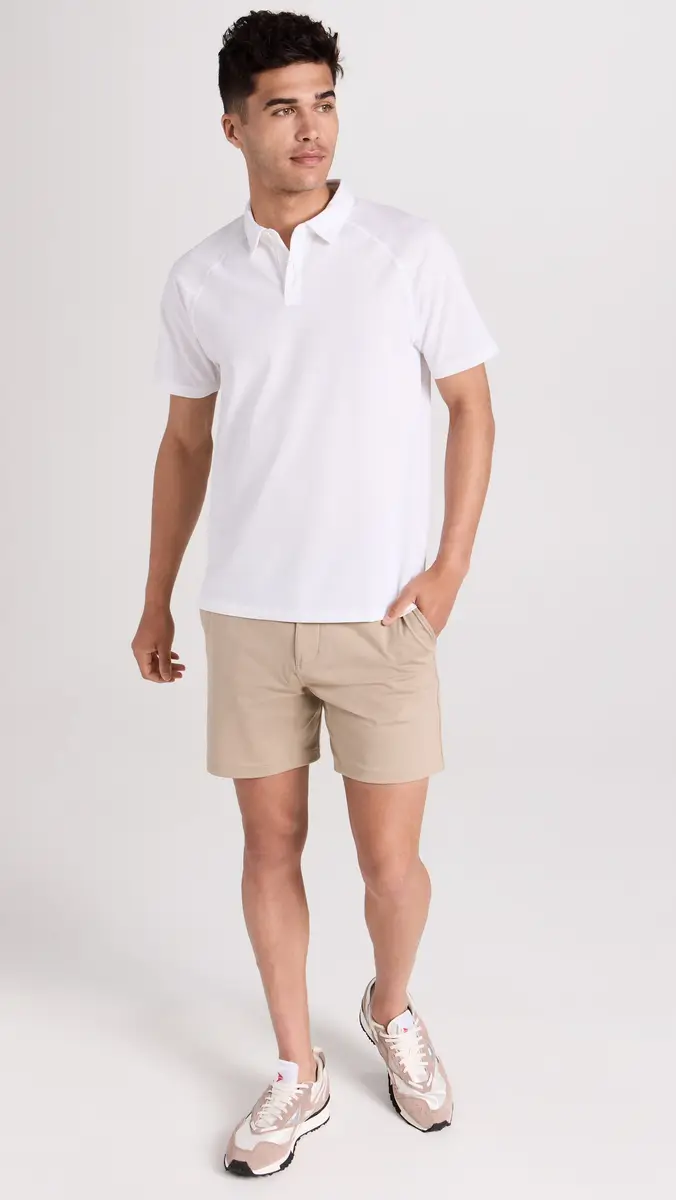 Rhone Commuter Shorts 7 Khaki | Thumbnail 5 Rhone Commuter Shorts 7 Khaki | Thumbnail 5
