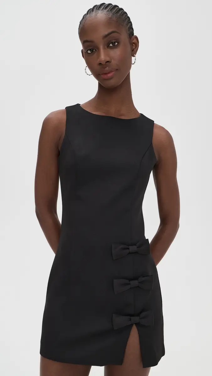 endless rose Bow Slit Mini Dress | Thumbnail 2 endless rose Bow Slit Mini Dress | Thumbnail 2