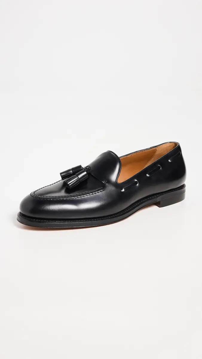 Polo Ralph Lauren Maestra Leather Tassle Loafers Black | Thumbnail 2 Polo Ralph Lauren Maestra Leather Tassle Loafers Black | Thumbnail 2