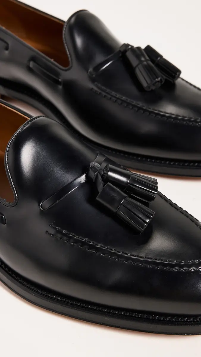 Polo Ralph Lauren Maestra Leather Tassle Loafers Black | Thumbnail 5 Polo Ralph Lauren Maestra Leather Tassle Loafers Black | Thumbnail 5