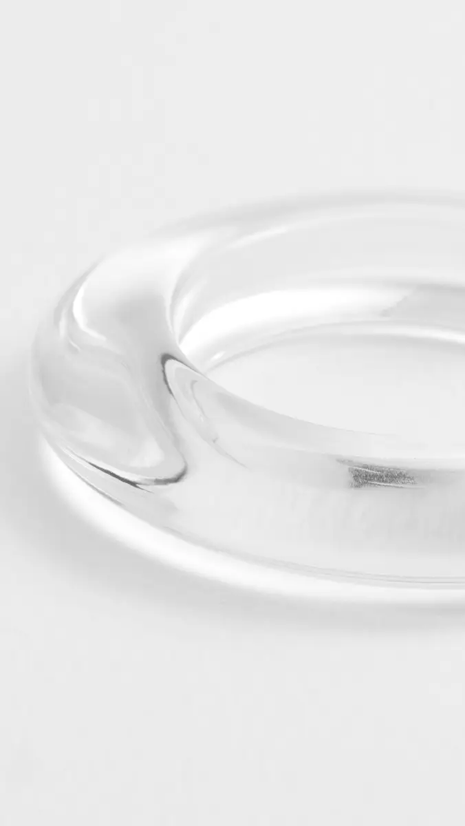 Lizzie Fortunato Ridge Cuff In Clear Clear | Thumbnail 4