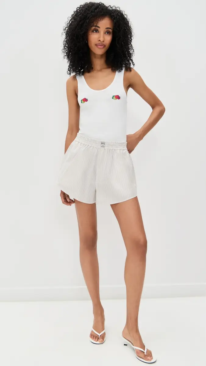 Hommegirls Homme Girls X Fruit of The Loom Classic Tank with Double Logo White w/ Fruit Clusters | Thumbnail 5 Hommegirls Homme Girls X Fruit of The Loom Classic Tank with Double Logo White w/ Fruit Clusters | Thumbnail 5