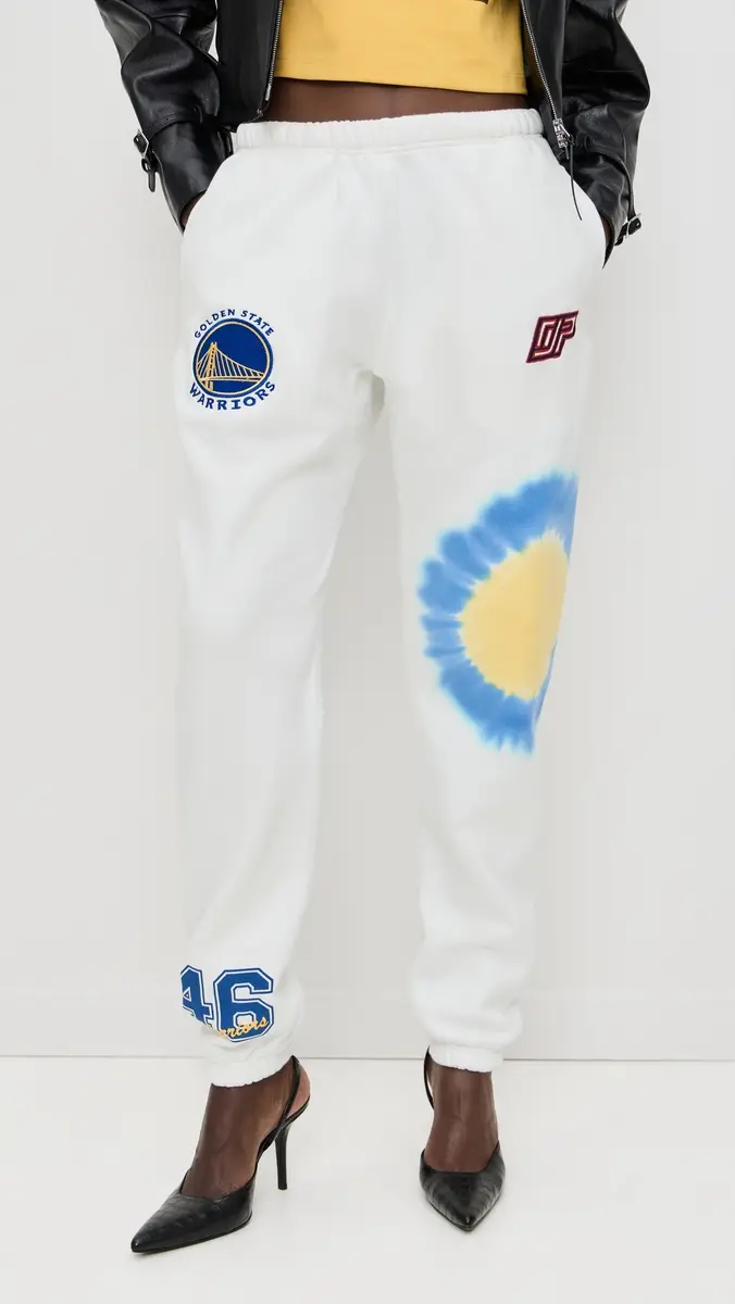 DANNIJOPRO Warriors Bullseye Sweatpants White | Thumbnail 2 DANNIJOPRO Warriors Bullseye Sweatpants White | Thumbnail 2