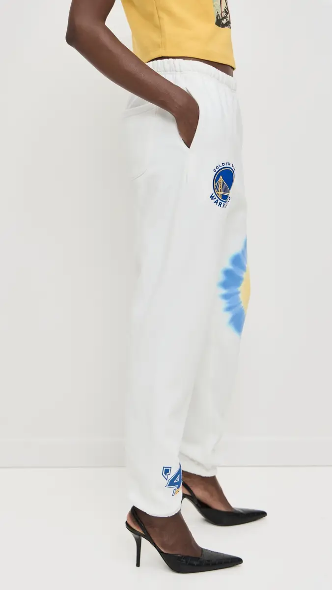 DANNIJOPRO Warriors Bullseye Sweatpants White | Thumbnail 4 DANNIJOPRO Warriors Bullseye Sweatpants White | Thumbnail 4