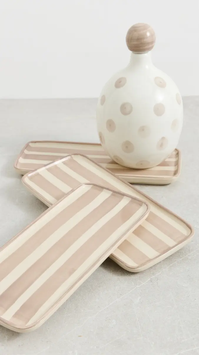 Zafferano Lido Rectangular Plates Set of 4 | Thumbnail 3 Zafferano Lido Rectangular Plates Set of 4 | Thumbnail 3