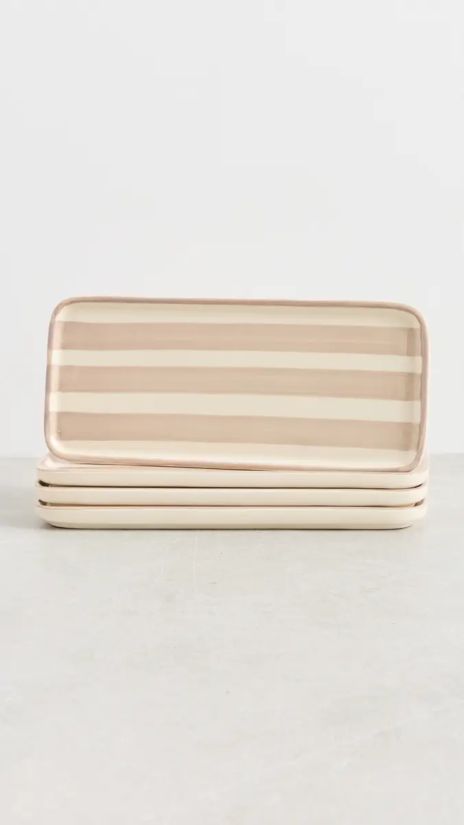 Zafferano Lido Rectangular Plates Set of 4 | Thumbnail 4 Zafferano Lido Rectangular Plates Set of 4 | Thumbnail 4