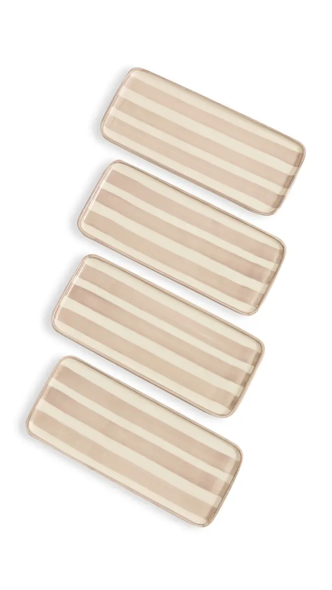 Zafferano Lido Rectangular Plates Set of 4 | Thumbnail 5 Zafferano Lido Rectangular Plates Set of 4 | Thumbnail 5
