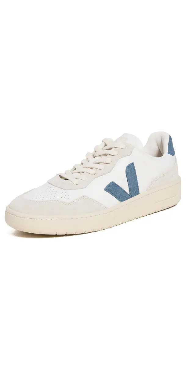 Veja V-90 O. T. Leather Sneakers Extra-White/California | Image 1 Veja V-90 O. T. Leather Sneakers Extra-White/California | Image 1