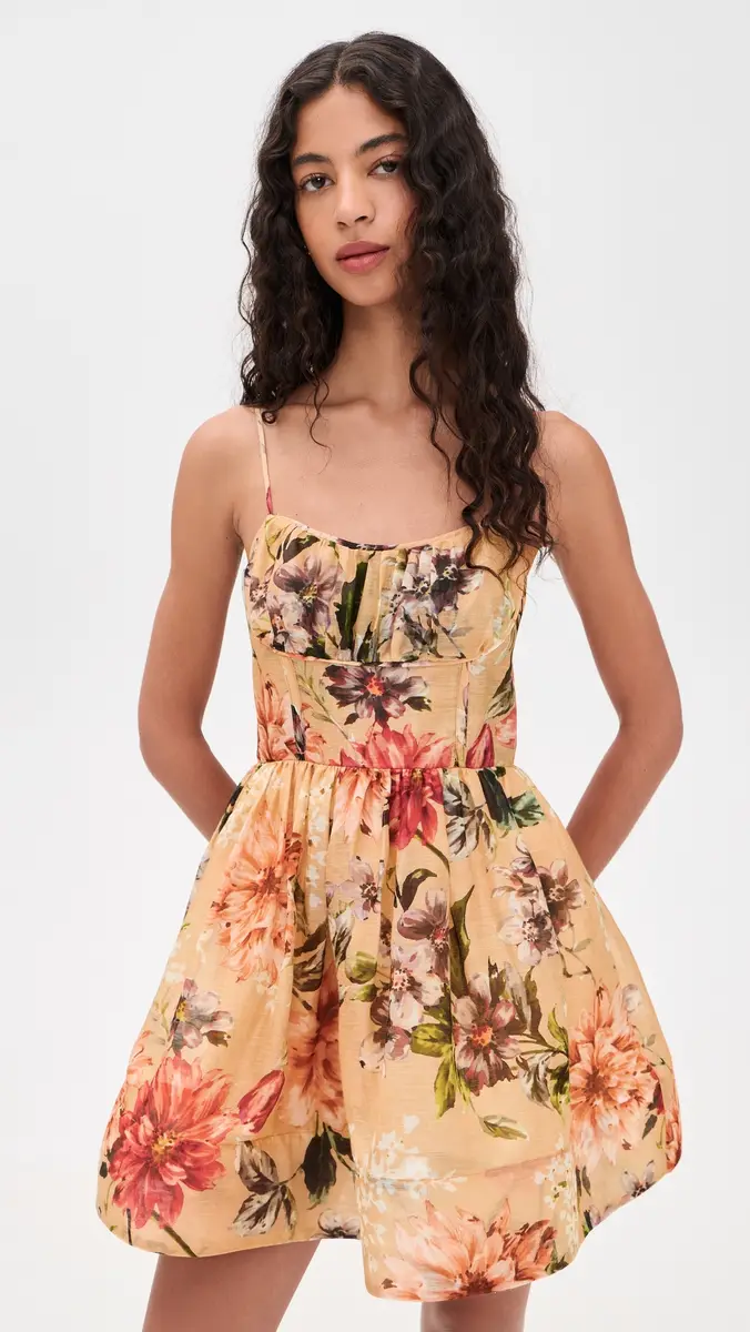 Cara Cara Alba Mini Dress Margaux Bloom Ginger | Thumbnail 2 Cara Cara Alba Mini Dress Margaux Bloom Ginger | Thumbnail 2