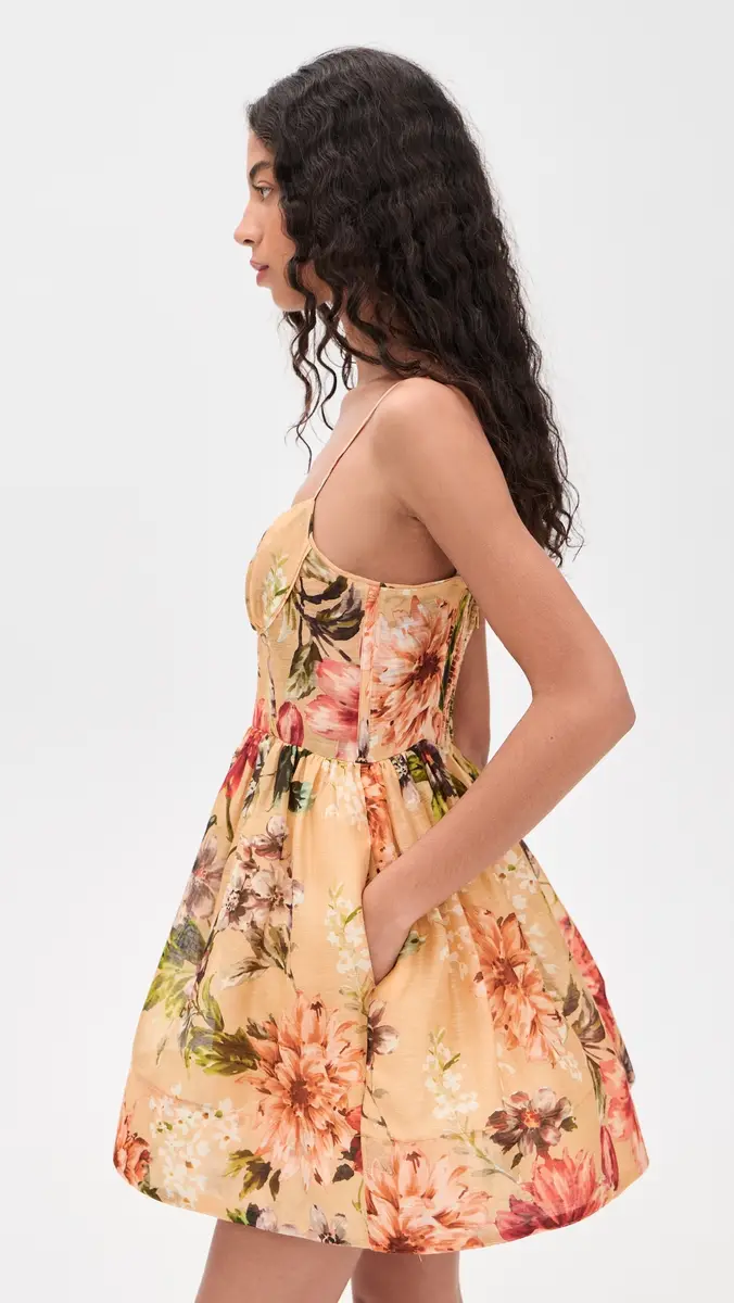 Cara Cara Alba Mini Dress Margaux Bloom Ginger | Thumbnail 4 Cara Cara Alba Mini Dress Margaux Bloom Ginger | Thumbnail 4