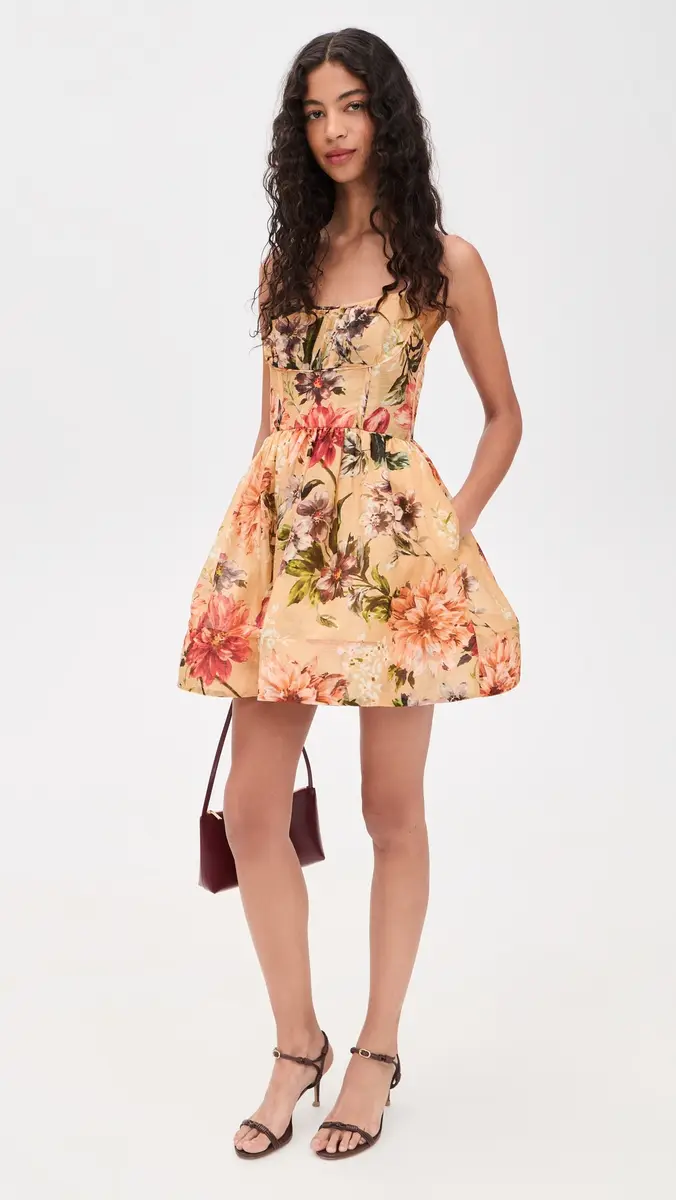 Cara Cara Alba Mini Dress Margaux Bloom Ginger | Thumbnail 5 Cara Cara Alba Mini Dress Margaux Bloom Ginger | Thumbnail 5