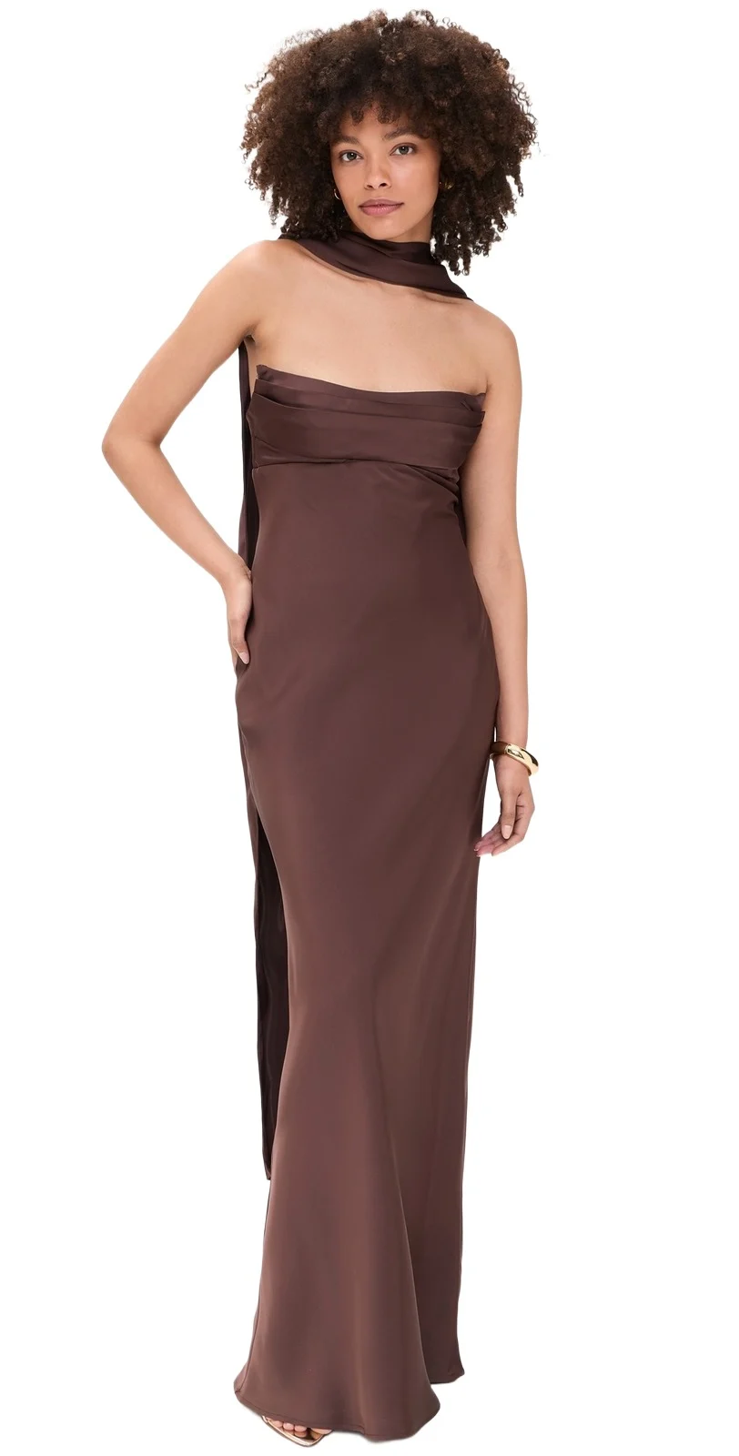 Runaway The Label Madeleine Strapless Maxi Dress