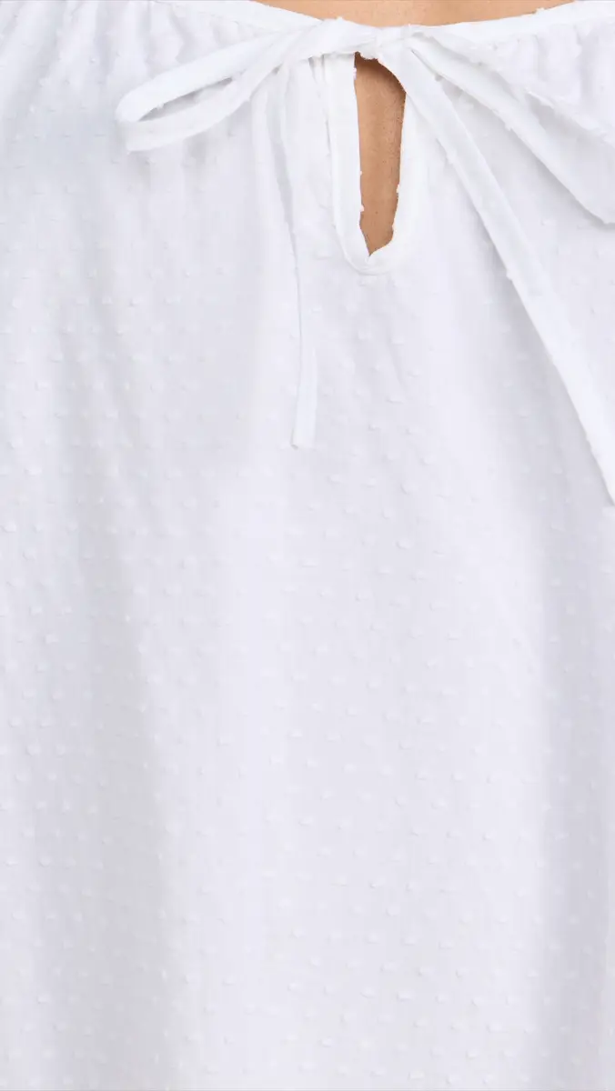 Petite Plume Women's Swiss Dots Nightgown | Thumbnail 6 Petite Plume Women's Swiss Dots Nightgown | Thumbnail 6