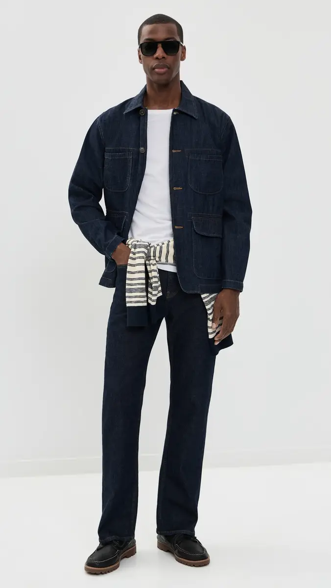 Universal Works Kaihara Denim Labour Jacket Kaihara t Wt Denim Indigo | Thumbnail 5 Universal Works Kaihara Denim Labour Jacket Kaihara t Wt Denim Indigo | Thumbnail 5