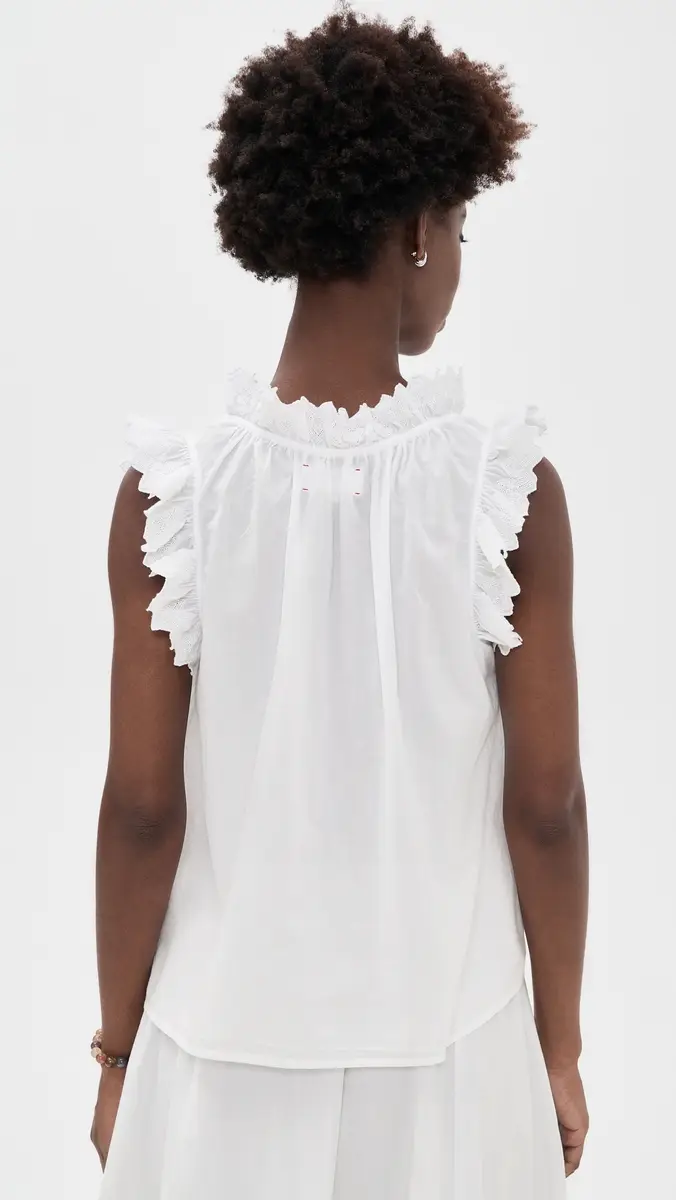 XÍRENA Bexie Top White | Thumbnail 3