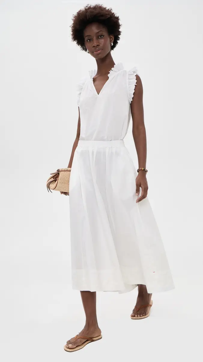XÍRENA Bexie Top White | Thumbnail 5