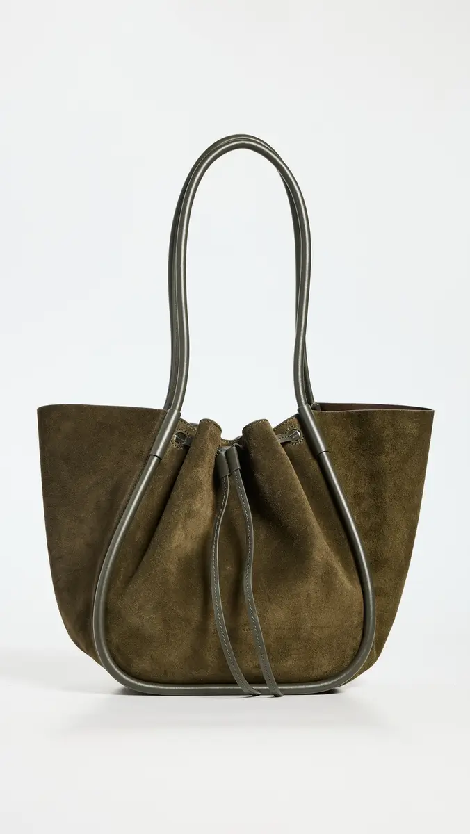 Proenza Schouler Large Ruched Tote In Soft Suede | Thumbnail 2 Proenza Schouler Large Ruched Tote In Soft Suede | Thumbnail 2