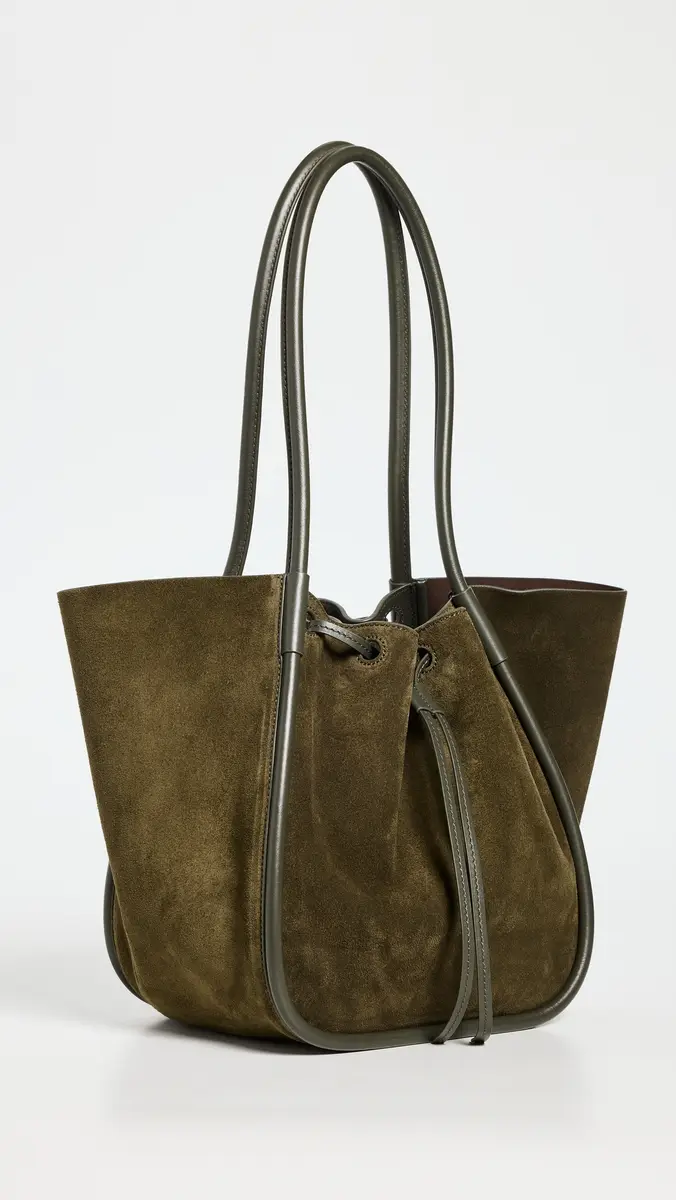 Proenza Schouler Large Ruched Tote In Soft Suede | Thumbnail 4 Proenza Schouler Large Ruched Tote In Soft Suede | Thumbnail 4