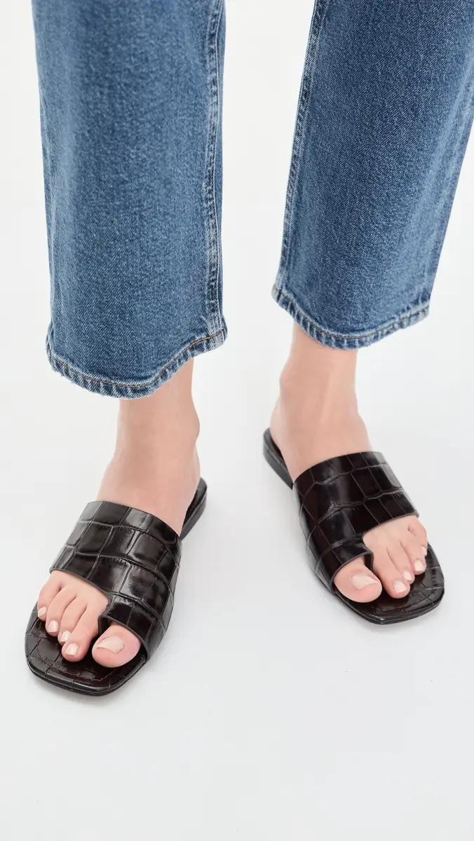 Madewell Ashton Loop Slide Sandals Coffee Bean | Thumbnail 3 Madewell Ashton Loop Slide Sandals Coffee Bean | Thumbnail 3