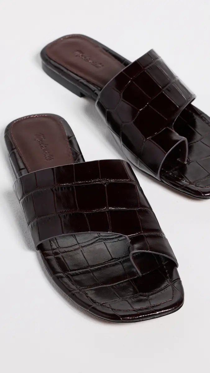 Madewell Ashton Loop Slide Sandals Coffee Bean | Thumbnail 5 Madewell Ashton Loop Slide Sandals Coffee Bean | Thumbnail 5