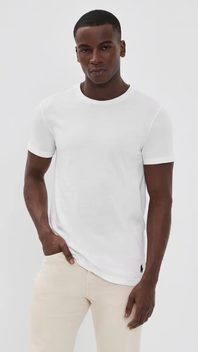 Polo Ralph Lauren Underwear Classic Fit Cotton Crew Tee 3 Pack | Thumbnail 2 Polo Ralph Lauren Underwear Classic Fit Cotton Crew Tee 3 Pack | Thumbnail 2