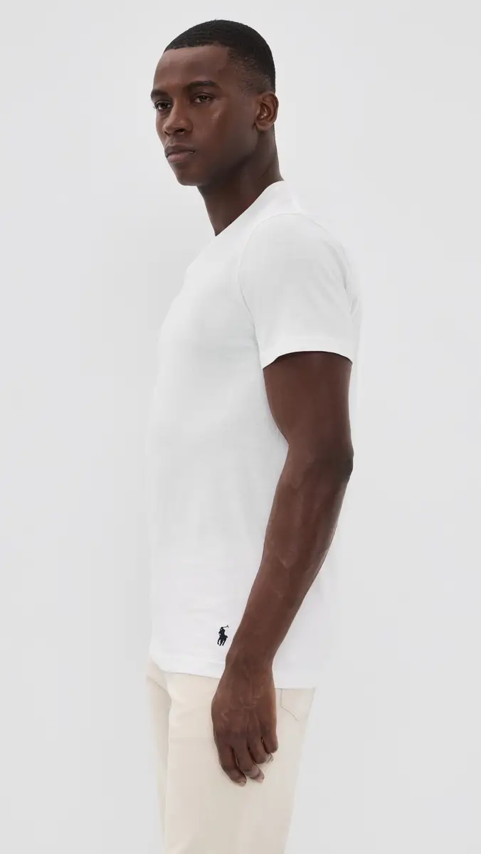 Polo Ralph Lauren Underwear Classic Fit Cotton Crew Tee 3 Pack | Thumbnail 4 Polo Ralph Lauren Underwear Classic Fit Cotton Crew Tee 3 Pack | Thumbnail 4