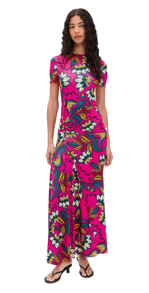 Eywasouls Malibu Annie hort leeve Dress Orchid Botanica | Image 1 Eywasouls Malibu Annie hort leeve Dress Orchid Botanica | Image 1