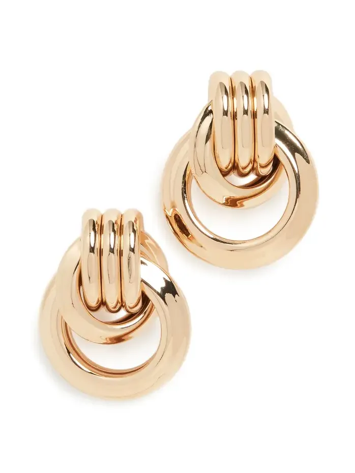 1 1/4 Polished Gold Love Knot Doorknock