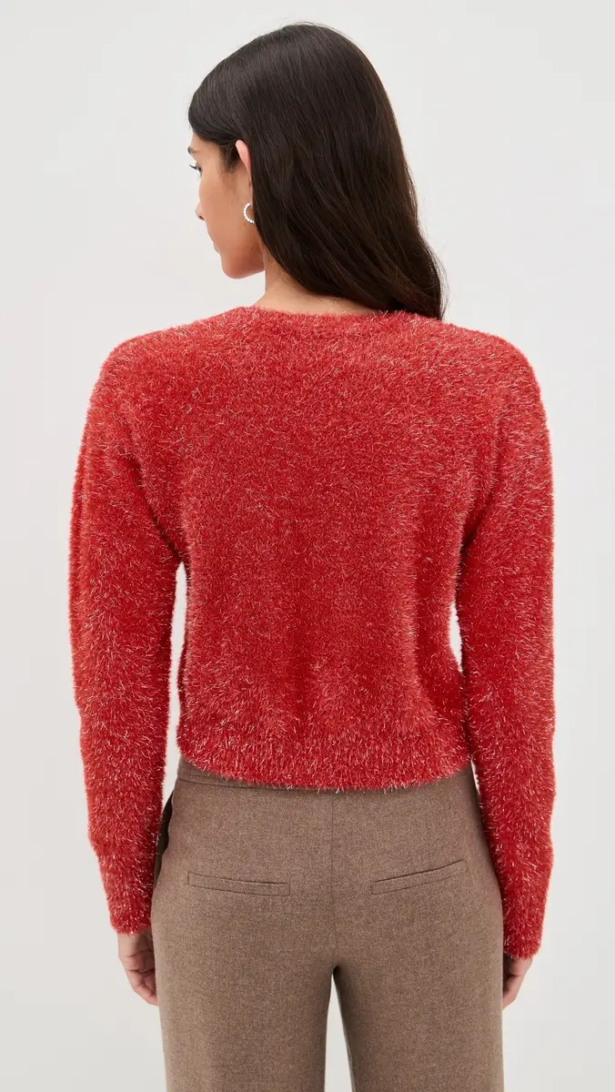 LE BOP Tinsel Cropped Sweater | Thumbnail 3 LE BOP Tinsel Cropped Sweater | Thumbnail 3
