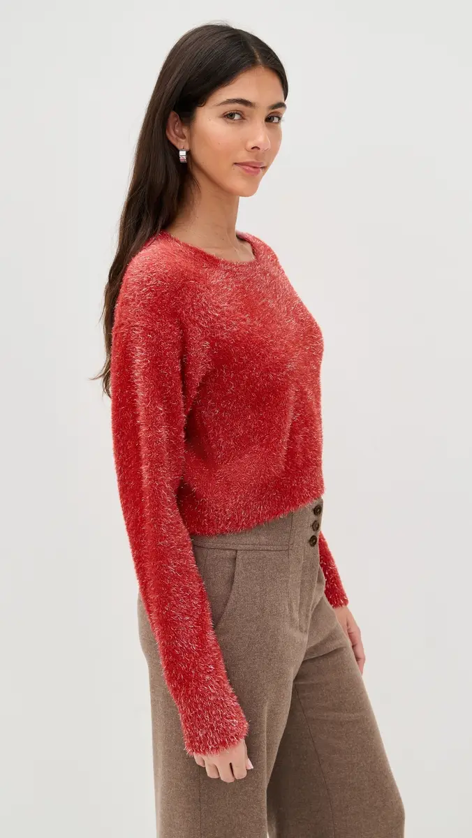 LE BOP Tinsel Cropped Sweater | Thumbnail 4 LE BOP Tinsel Cropped Sweater | Thumbnail 4