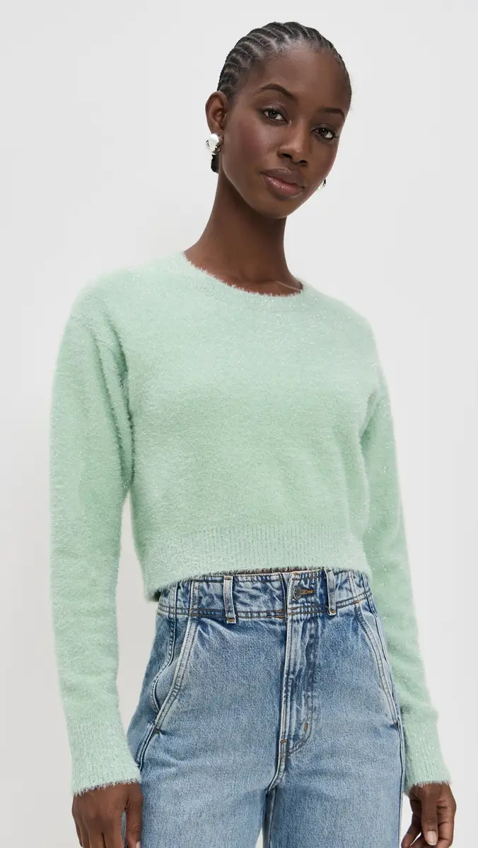LE BOP Tinsel Cropped Sweater | Thumbnail 2 LE BOP Tinsel Cropped Sweater | Thumbnail 2