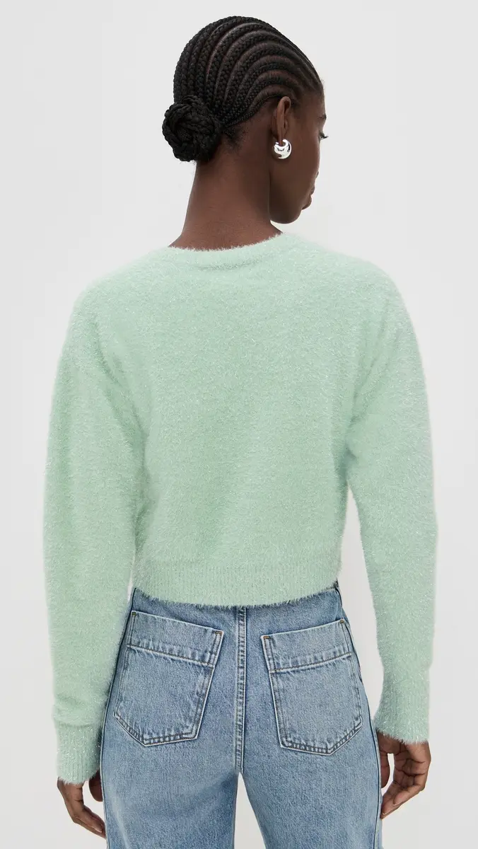 LE BOP Tinsel Cropped Sweater | Thumbnail 3 LE BOP Tinsel Cropped Sweater | Thumbnail 3