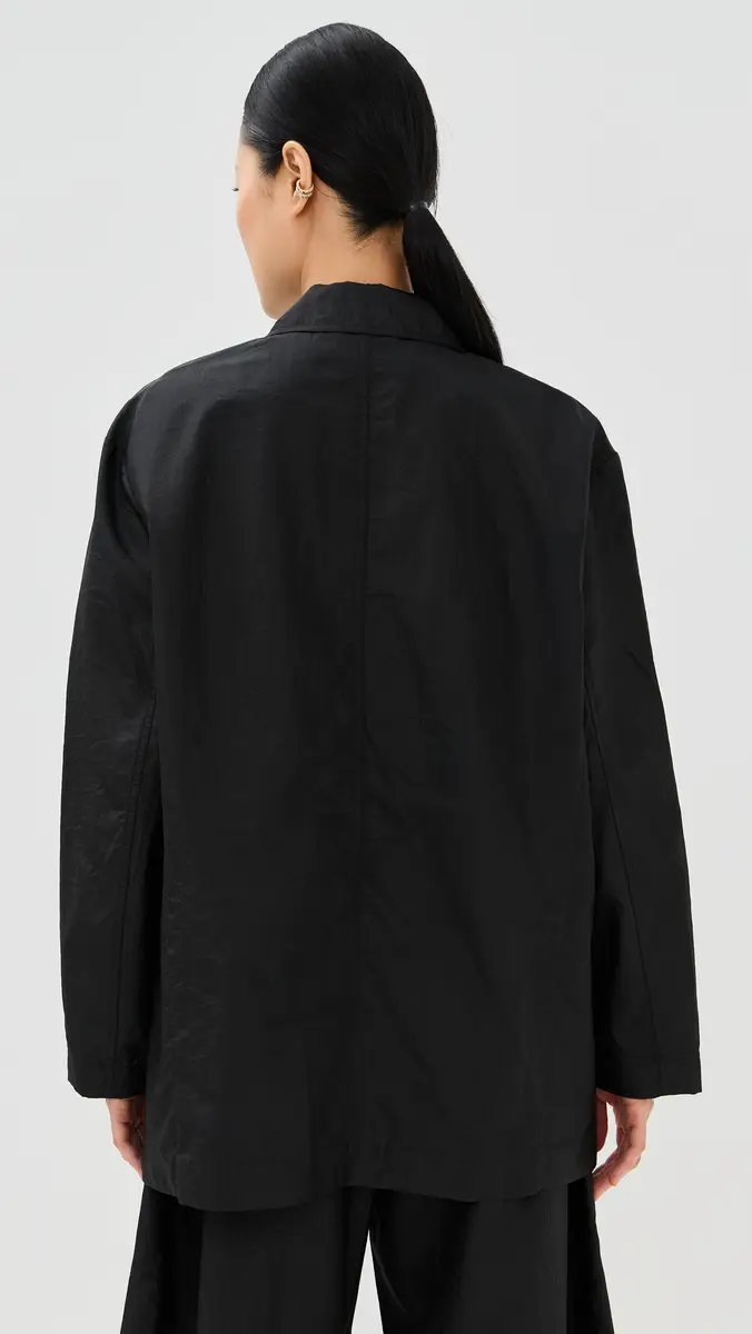 Tibi Crispy Nylon Liam Blazer | Thumbnail 4 Tibi Crispy Nylon Liam Blazer | Thumbnail 4