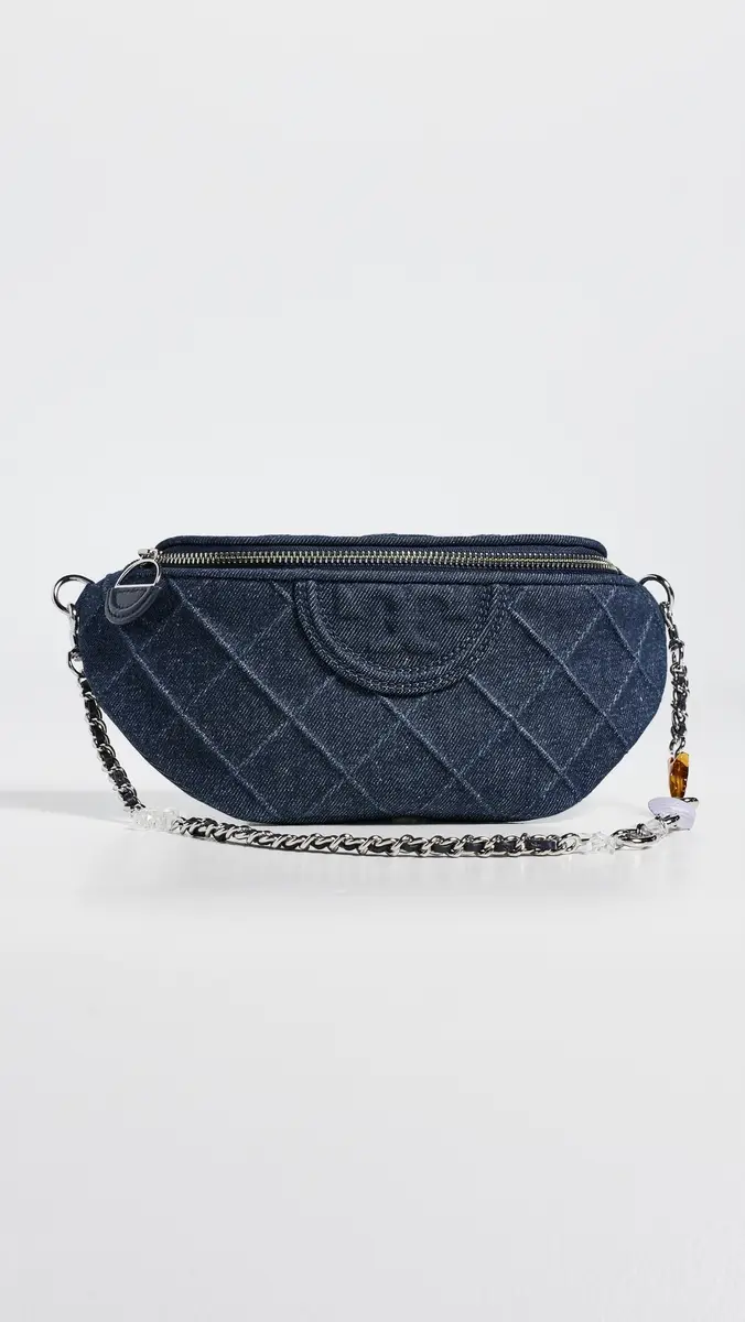 Tory Burch Fleming Denim Charm Belt Bag | Thumbnail 2 Tory Burch Fleming Denim Charm Belt Bag | Thumbnail 2