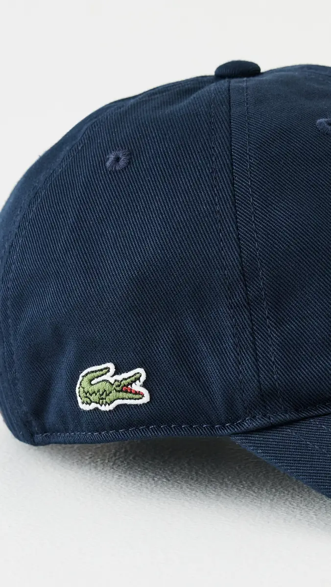 Lacoste Cotton Twill Side Logo Cap | Thumbnail 4