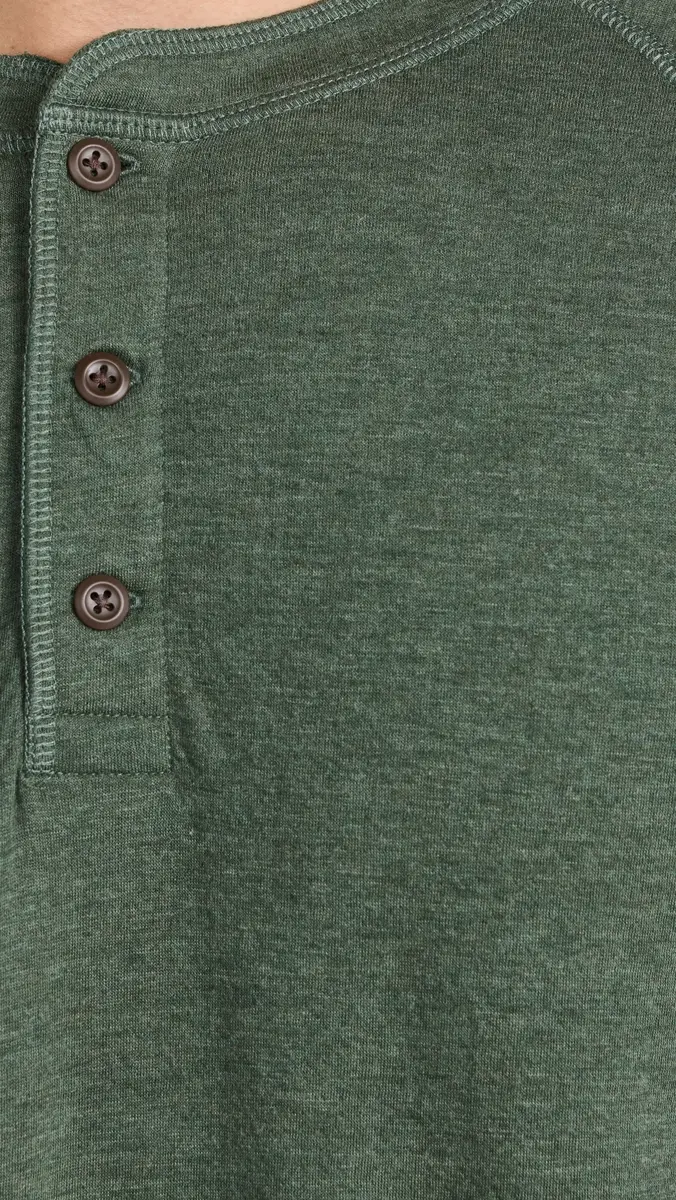 Faherty Cloud Long Sleeve Henley | Thumbnail 6 Faherty Cloud Long Sleeve Henley | Thumbnail 6