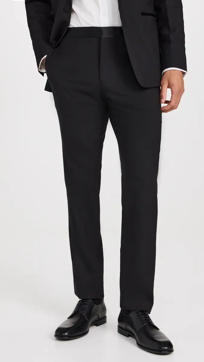 Theory Mayer Tuxedo Pants Black | Thumbnail 2