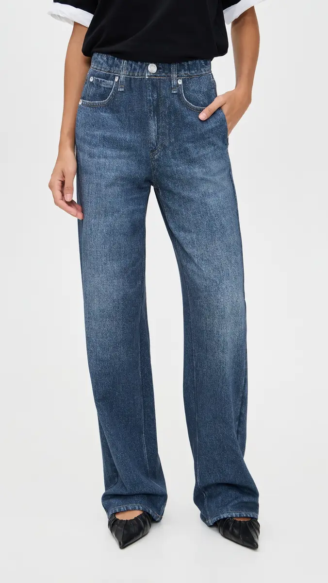 rag & bone Rb Miramar Terry Wide Leg Pants | Thumbnail 2