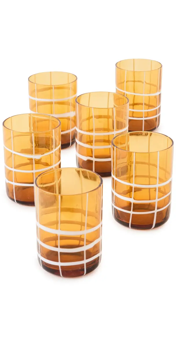 Zafferano Twiddle Tumblers Set of 6 | Image 1 Zafferano Twiddle Tumblers Set of 6 | Image 1
