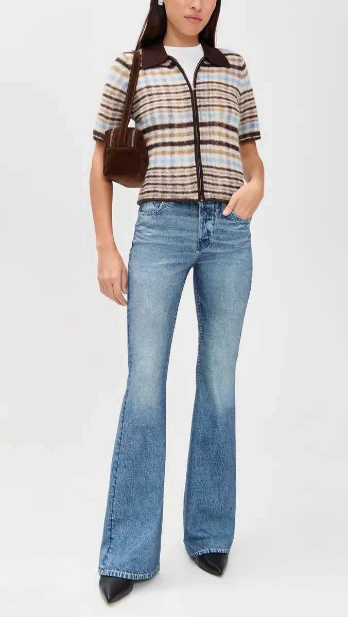 rag & bone Rb Miramar Ponte Dahlia Full Length Jeans | Thumbnail 5