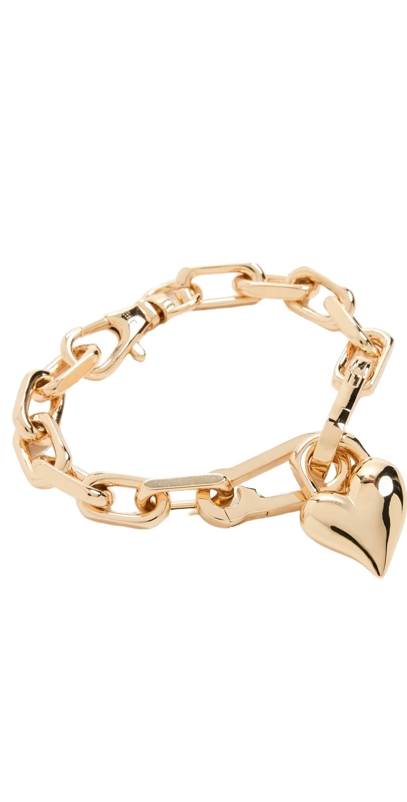 Jenny Bird Padlock Heart Chain Bracelet