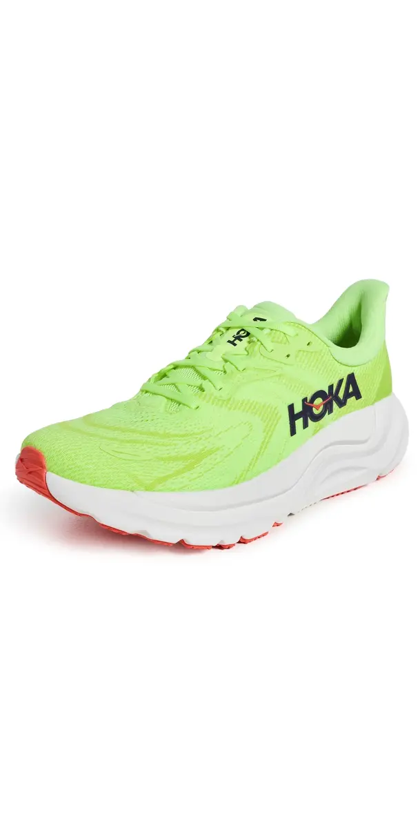 Hoka Arahi Sneakers Neon Yuzu/Neon Flame | Image 1 Hoka Arahi Sneakers Neon Yuzu/Neon Flame | Image 1